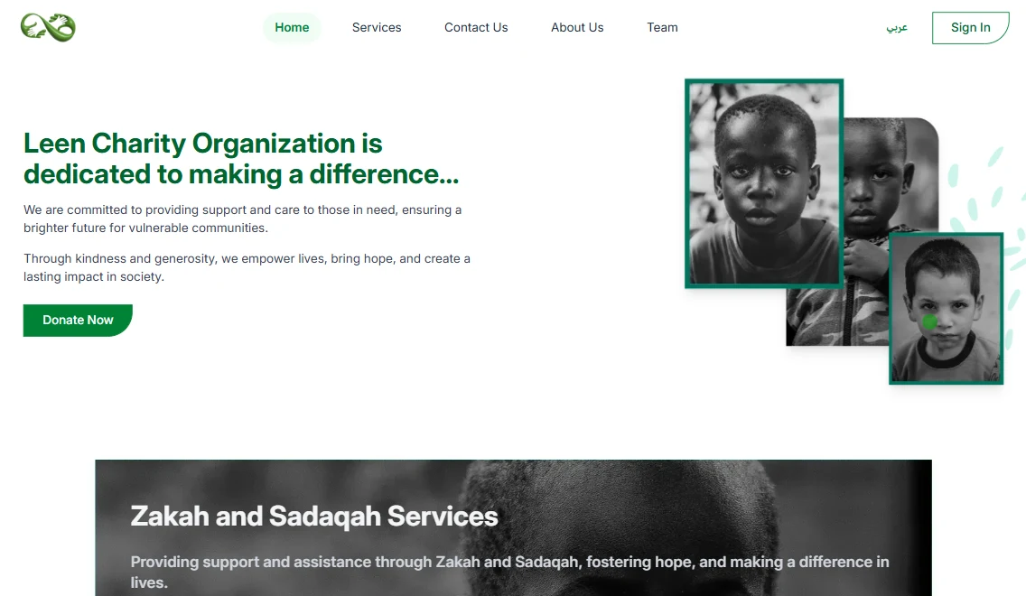 Charity Website