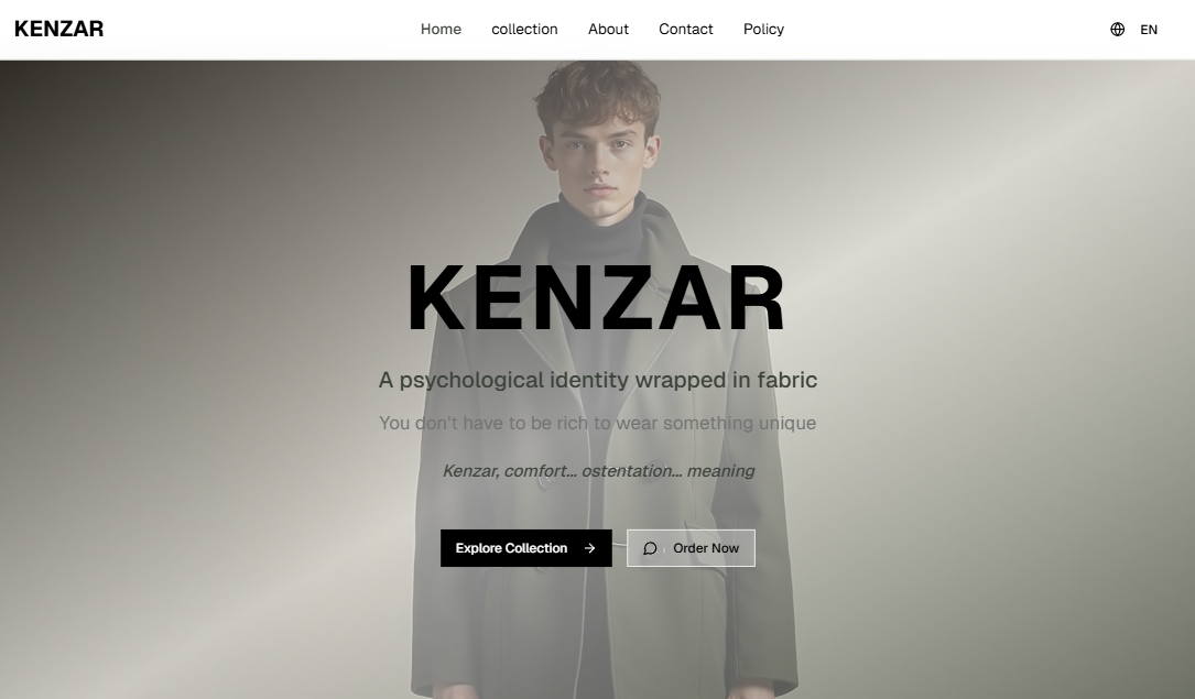 Kenzar Online Store